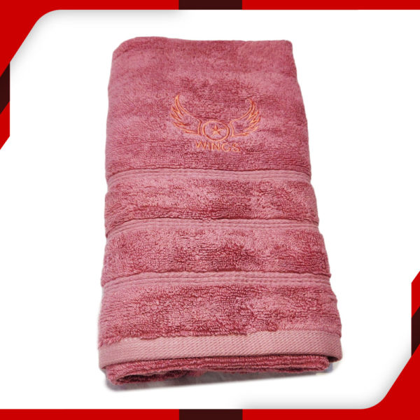 Pink Cotton Towel 20x40 01