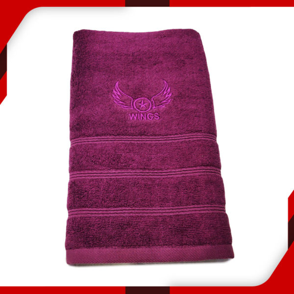 Purple Cotton Towel 20x40 01