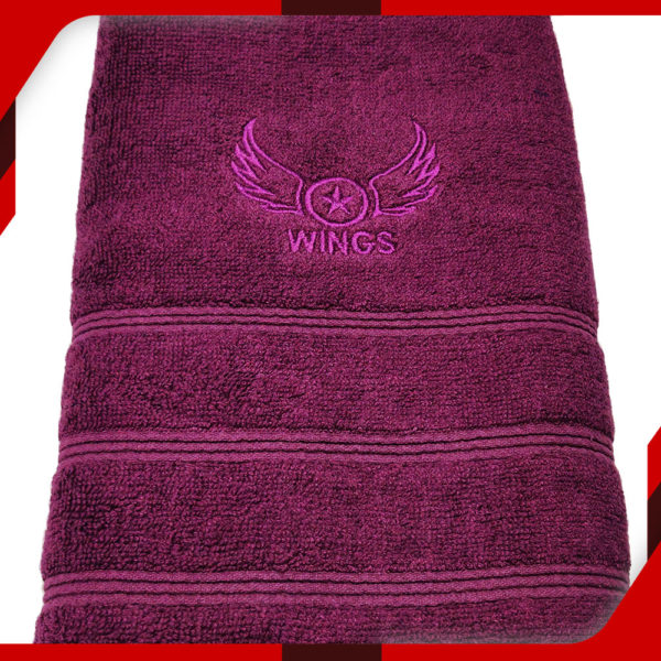 Purple Cotton Towel 20x40 02