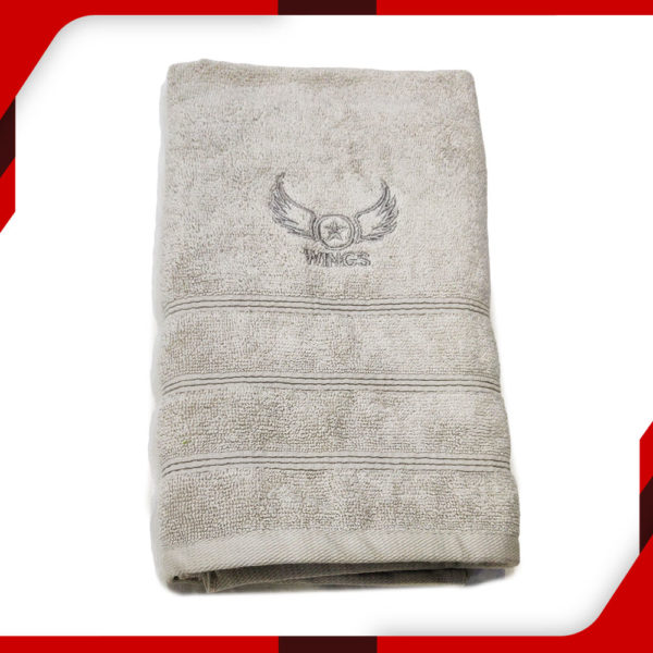 Silver Cotton Towel 20x40 01