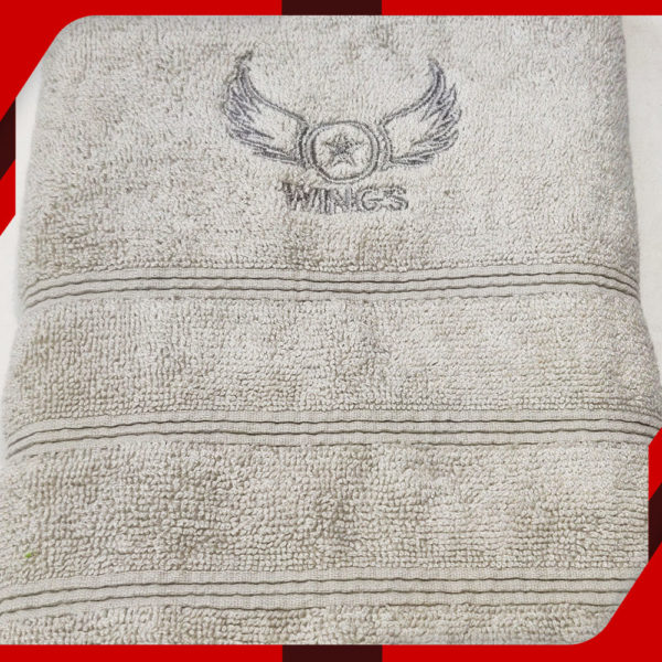 Silver Cotton Towel 20x40 02