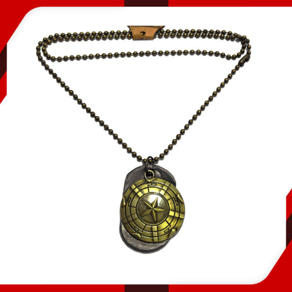 Shield Leather Tag Locket for Men 02