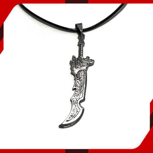 Silver Dragon Sword Locket for Men 01
