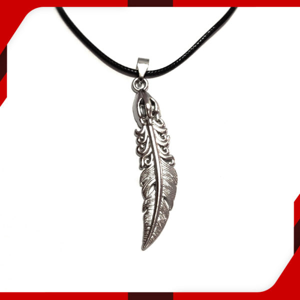 Silver Feather Locket for Men 01