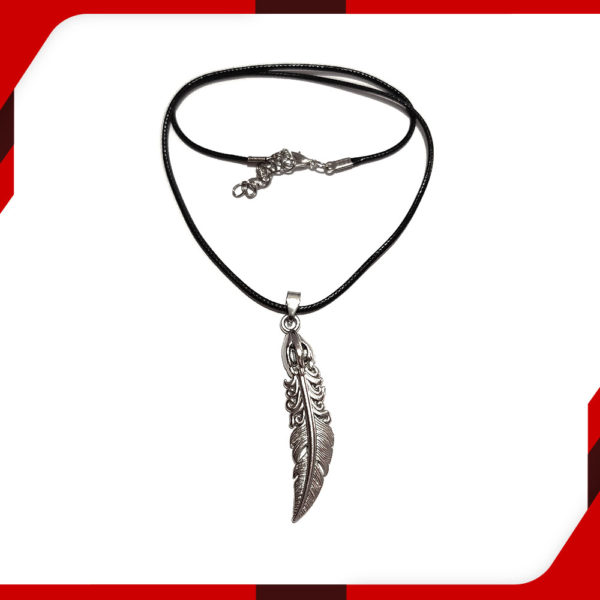 Silver Feather Locket for Men 02