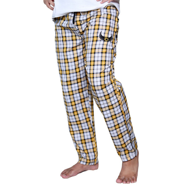 Yellow Cotton Trousers For Men Y02