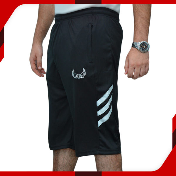 Decent Black Sports Shorts for Men 001
