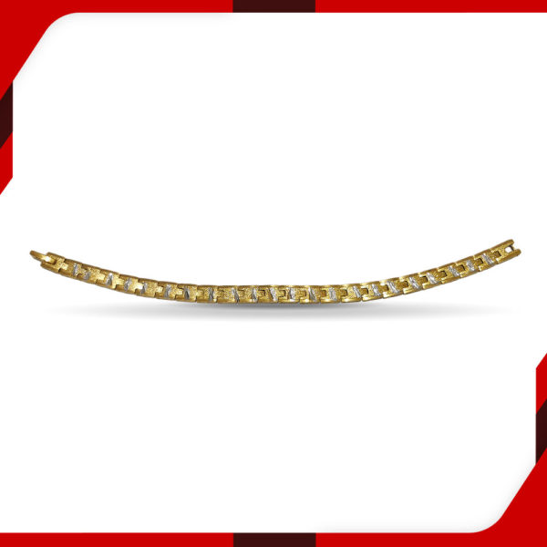 Gold Stainless Steel Bracelet for Men 02