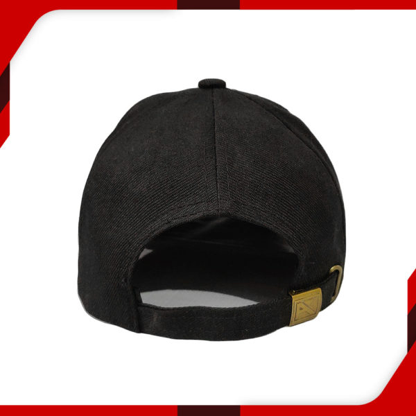 Plain Black Caps for Men 03