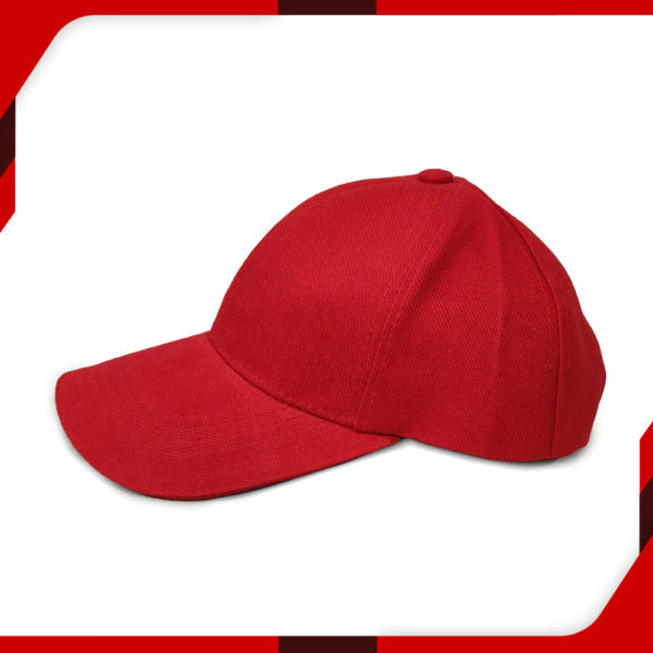 Plain Red Caps for Men 01