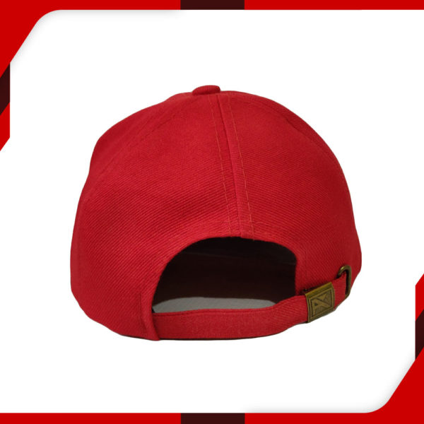 Plain Red Caps for Men 03