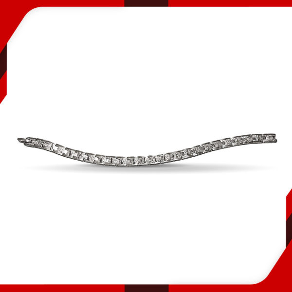 Silver Stainless Steel Bracelet for Men 02