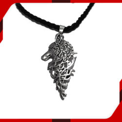 Silver Wolf Locket for Men