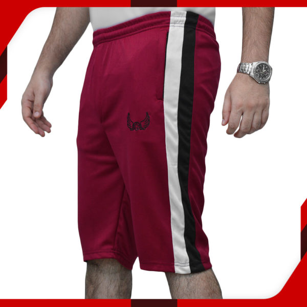 Stylish Maroon Sports Shorts for Men 01