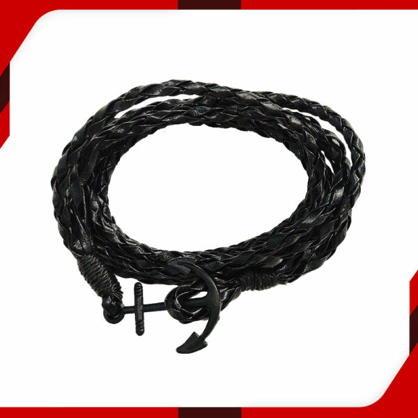Black Anchor Bracelet 01