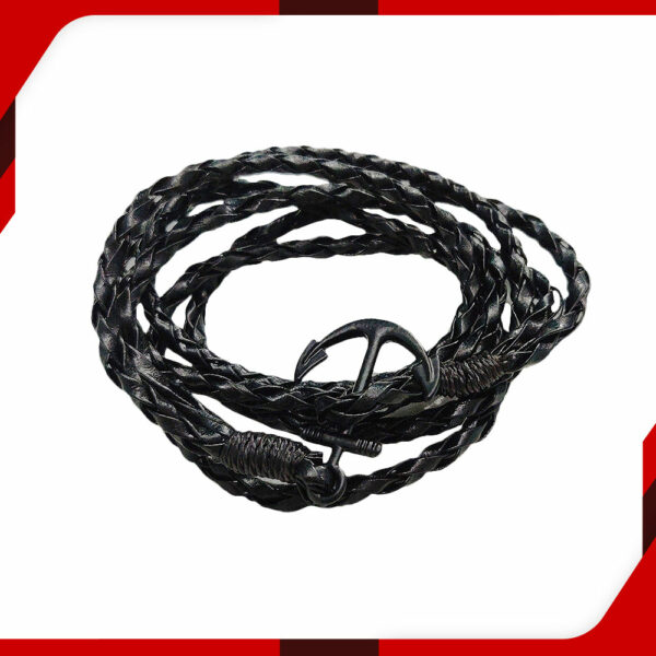 Black Anchor Bracelet 02