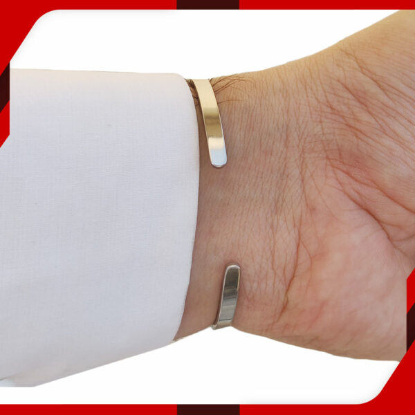 Silver Friendship Bangle Bracelet 03