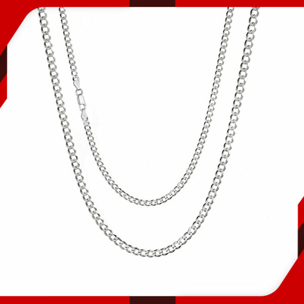 Cuban Silver Chain M 01