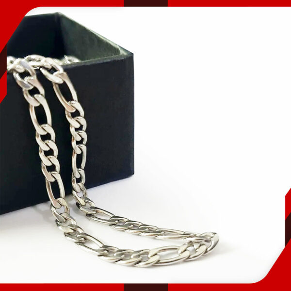 Fancy Figaro Silver Chain 03