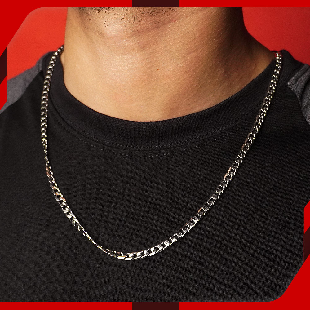 Light Cobra Silver Chain | Best Black, Sliver Chains for Men