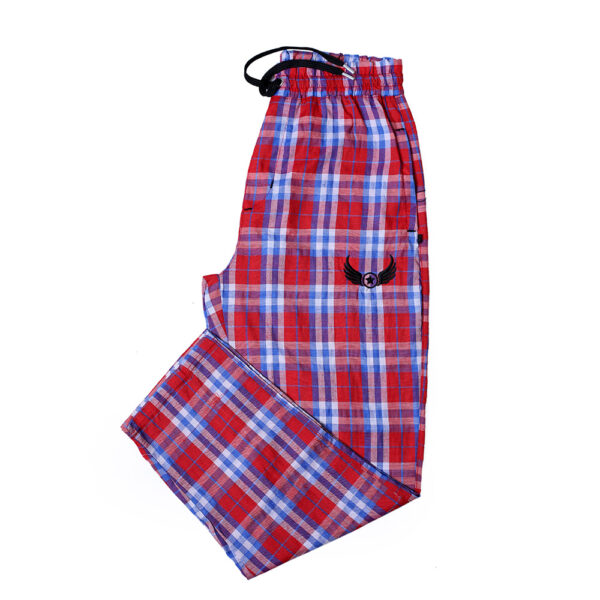 Red Cotton Trousers For Men R01