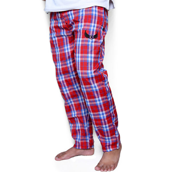 Red Cotton Trousers For Men R02
