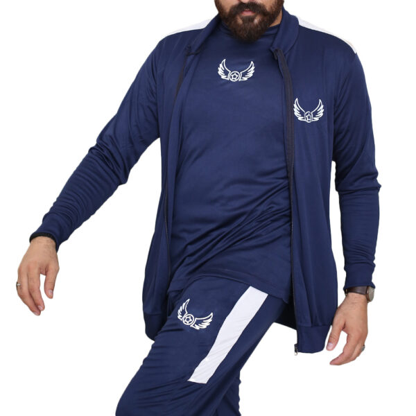 3in1 Blue Panel Sports Tracksuits 01