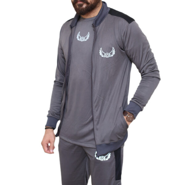 3in1 Grey Panel Sports Tracksuits 01