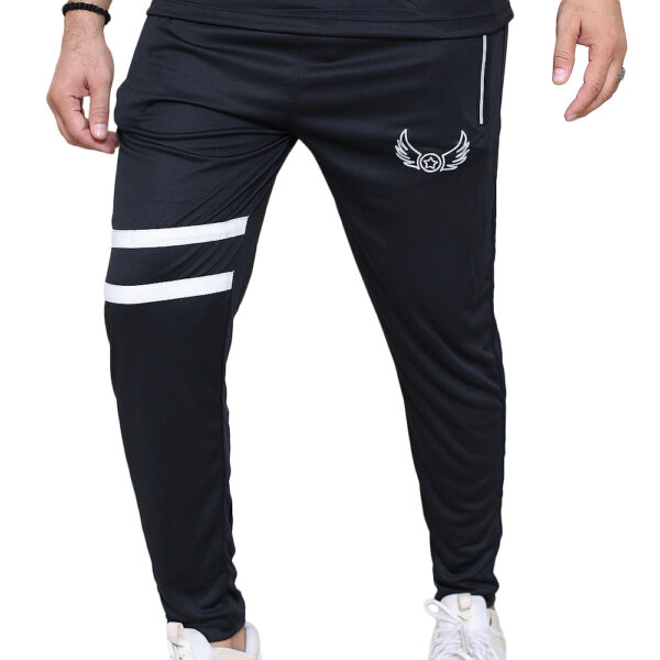 Black Stripe Sports Trouser for Men 01