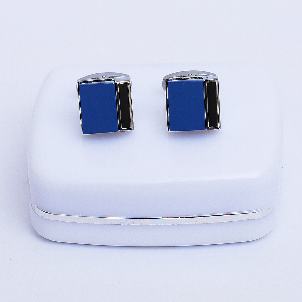 Blue Box Cufflinks for Men 01