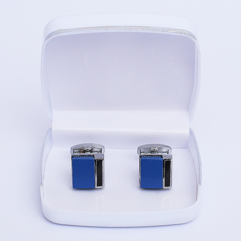 Blue Box Cufflinks for Men 02