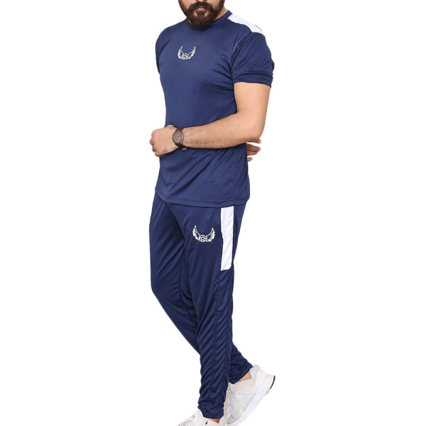 Blue Panel Active Tracksuits for Men 01