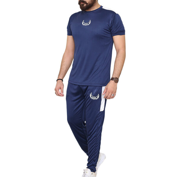 Blue Panel Active Tracksuits for Men 02
