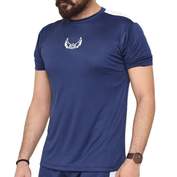 Blue Panel Tshirt for men 01