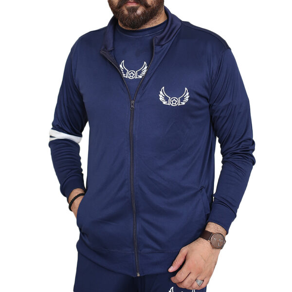 Blue Stripe Sports Jacket for Men 01