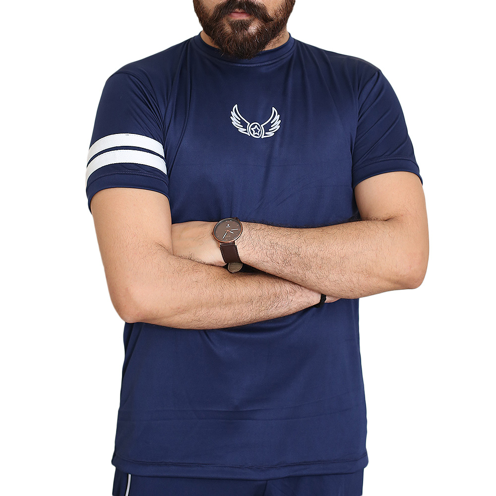 Blue Stripe Tshirt for men 02