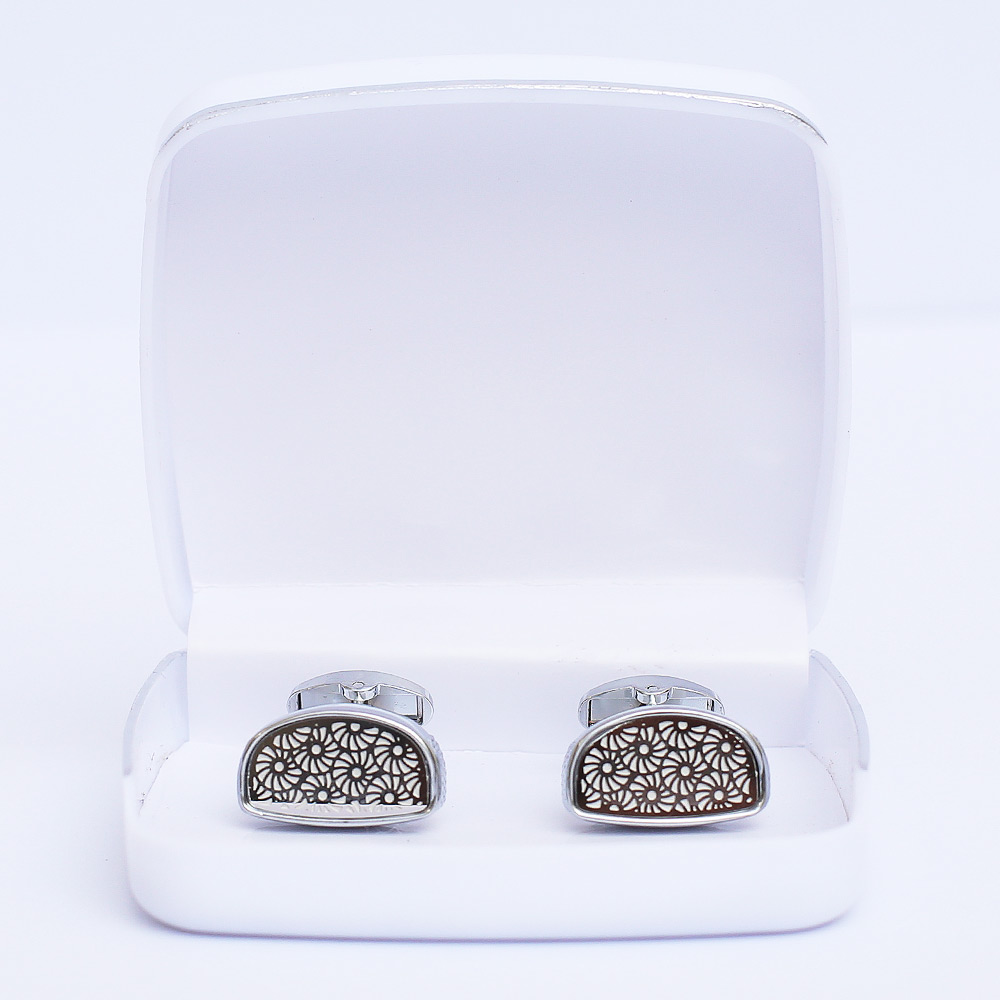 Silver Grace Cufflinks for Men 02
