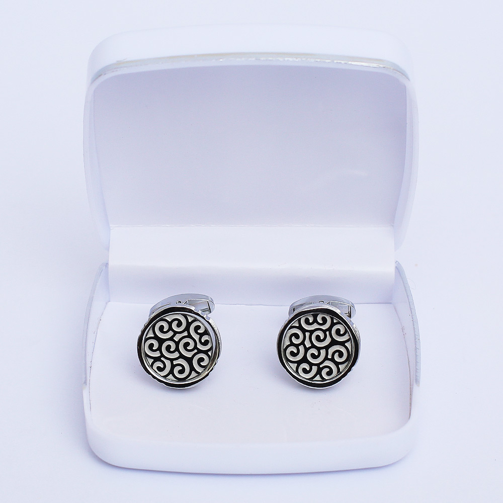 Silver Grace Cufflinks for Men 02
