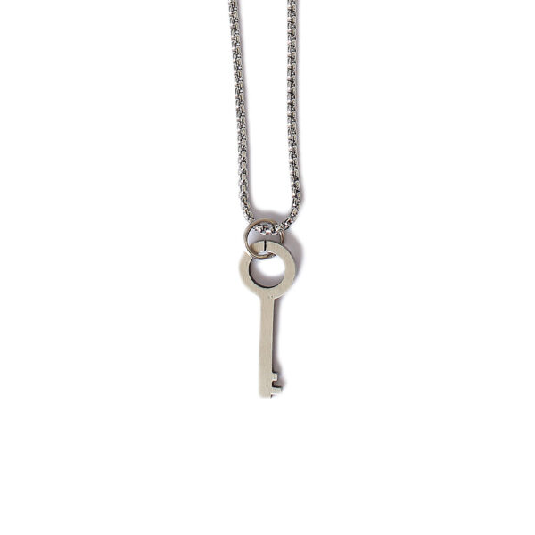 Silver Key Locket for Men 01