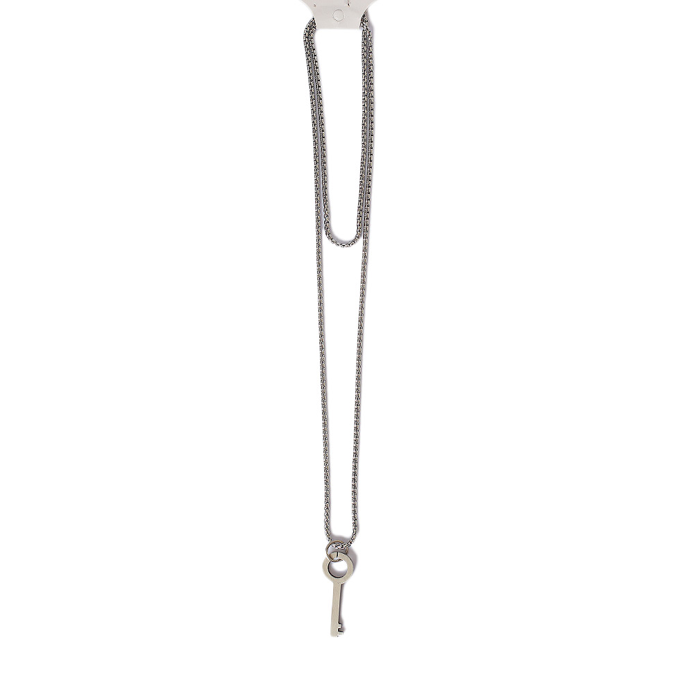 Silver Key Locket for Men 02