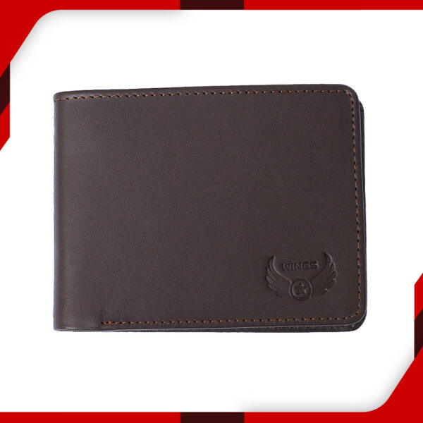 Sparkling Brown Leather Wallets for Men 001