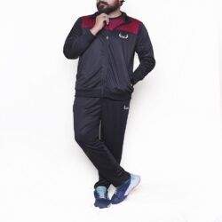 3in1 Maroon Black Sports Tracksuits