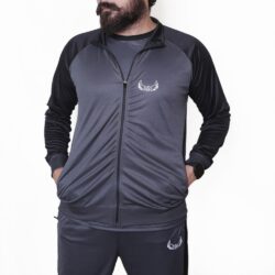 Grey Black Sports Jacket