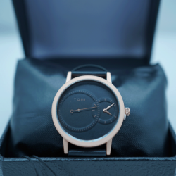 Men's Stainless Steel Watch - Double Dial